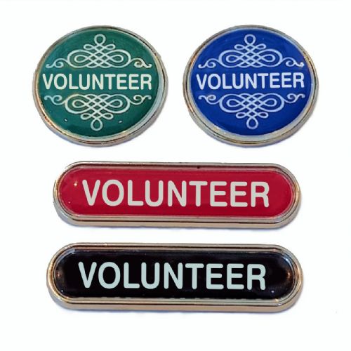 VOLUNTEER badge